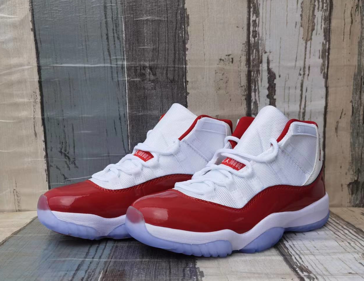 New 2022 Air Jordan 11 Retro Cherry Red Shoes - Click Image to Close